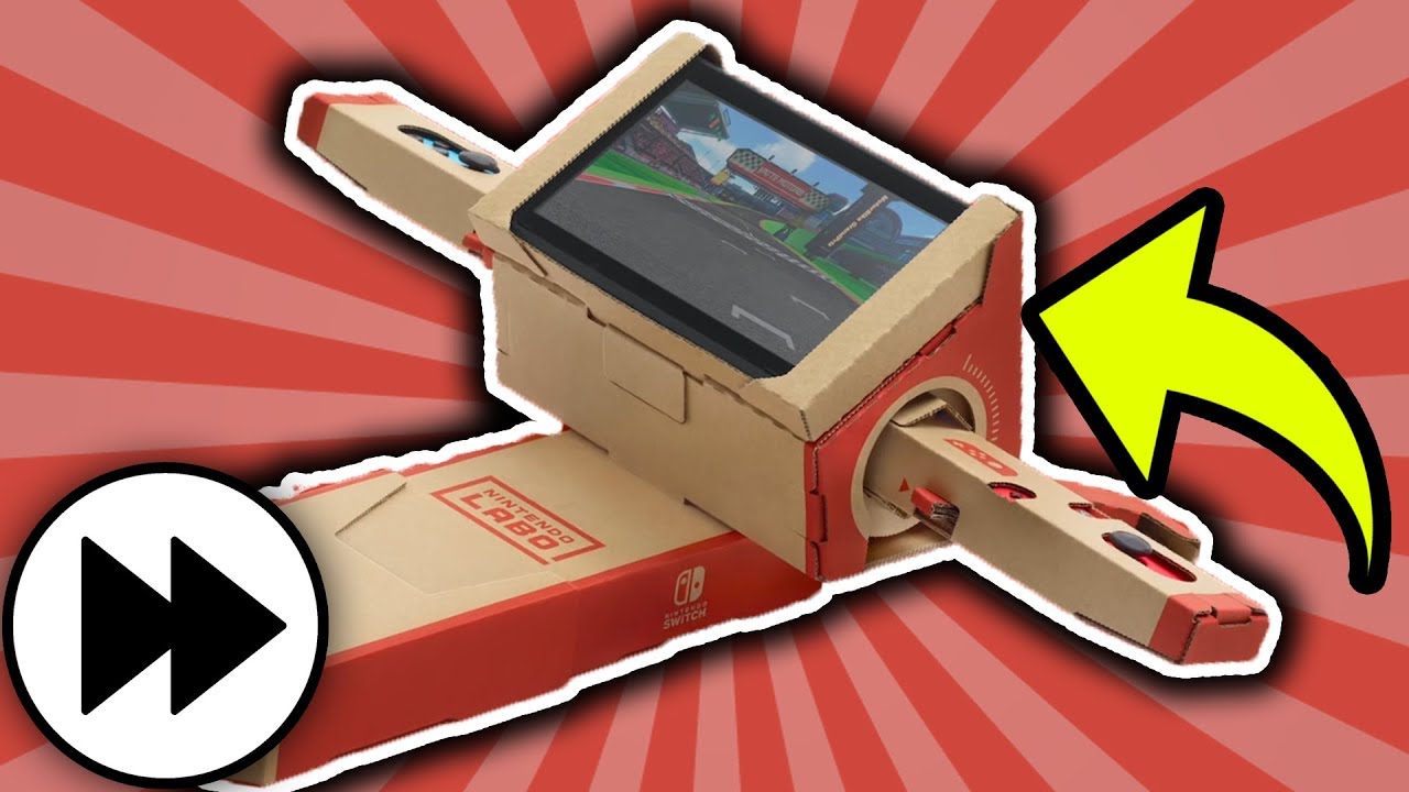 Making The Nintendo Labo Motorbike! ⏩ FASTER! YouTube