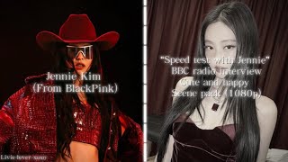 Jennie Kim “Speed test with Jennie” BBC radio interview cute and happy scene pack (1080p)