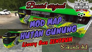 MOD MAP HUTAN GUNUNG - Livery Bus Zentrum BUSSID V3.7.1 screenshot 5