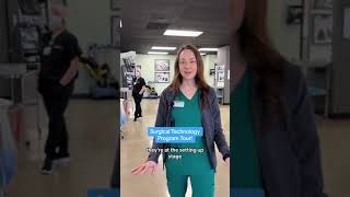 A look into life in the surgical technology program!! 🏥#shorts
