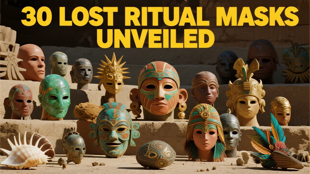 30 Ritual Masks from Lost Civilizations | HISTORY’s Forgotten Art Explained