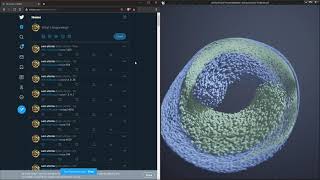 Controlling an Unreal Engine Particle system with Twitter