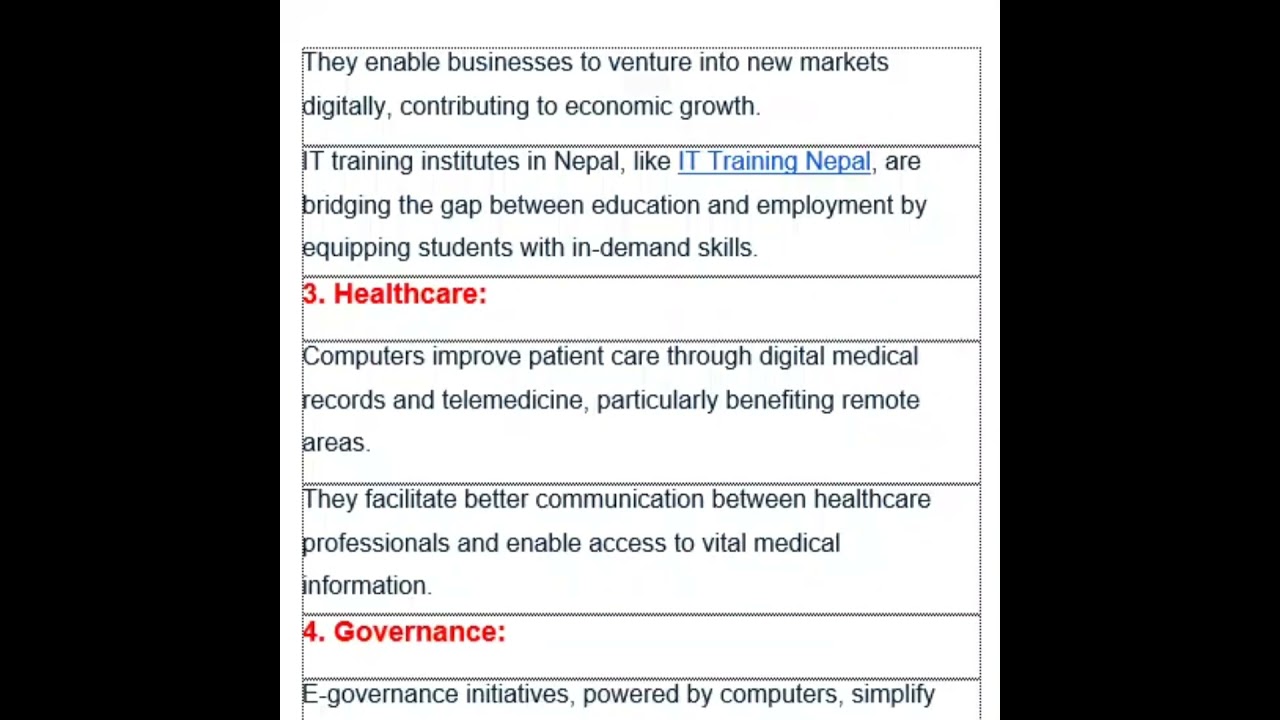 Important of Computer In Nepal 