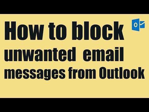 How to block emails from Outlook, Live or Hotmail