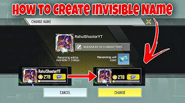 how to get invisible name in codm | how to create invisible name CODM | call of duty mobile hack