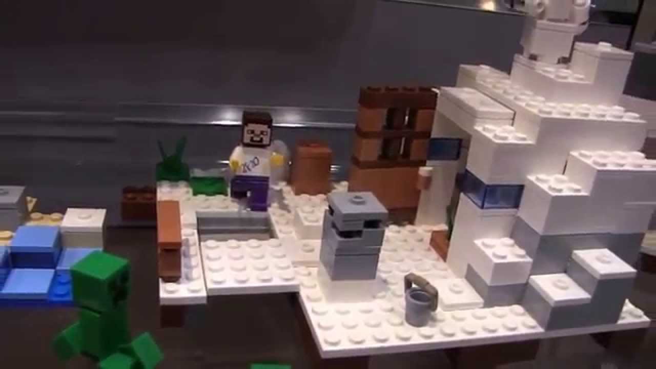LEGO Minecraft Snow Biome 21120 NY Toy Fair Teaser