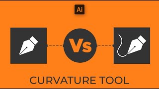 pen tool vs curvature tool - short illustrator tutorial