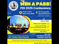 🎉 PDI 2025 PASS GIVEAWAY! 🎉