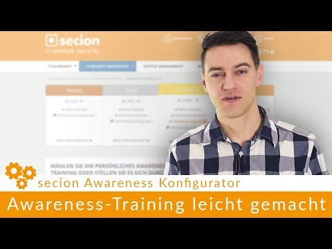 IT-Security Awareness Training mit dem secion Awareness Konfigurator