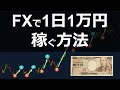 【1日1万円稼ぐ！】FXで毎日安定収入を得るスキャルピング戦略
