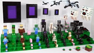 LEGO Minecraft Mobs | Custom LEGO Minecraft Display