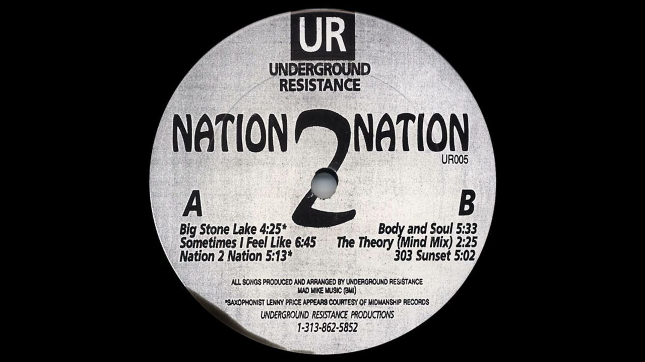 Underground Resistance - Sometimes I Feel Like [UR005] - YouTube