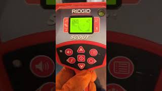 How the camera locator works! Let me know if you have any questions!#plumbing @RIDGID_Tools