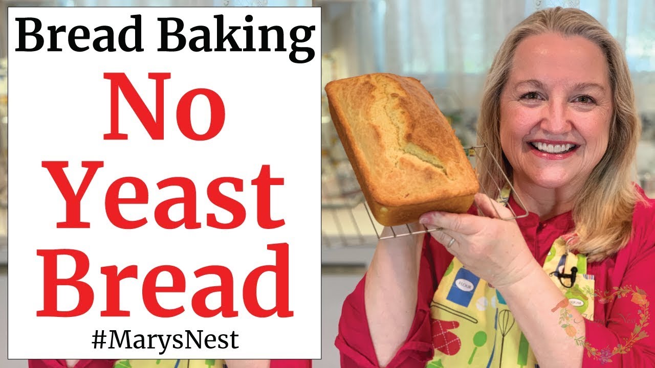 How to Make Bread Without Yeast - Easy Quick Bread Recipe -  #StayHomeAndCookWithMe