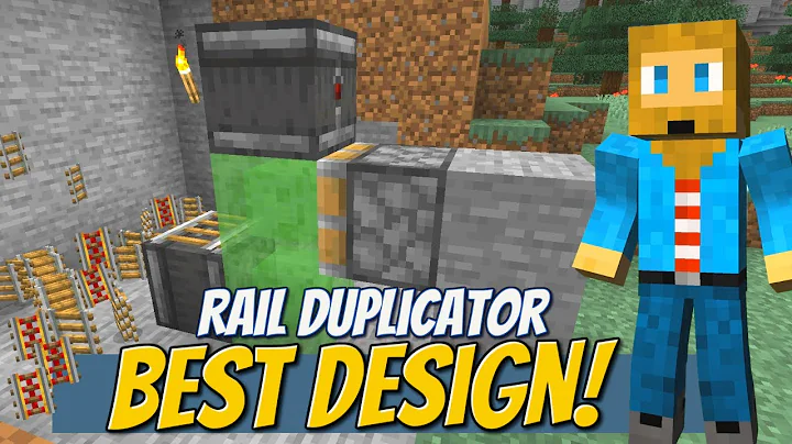 UNLIMITED Rails [Glitch]! Minecraft Rail Duplicator How To Build Tutorial! - DayDayNews