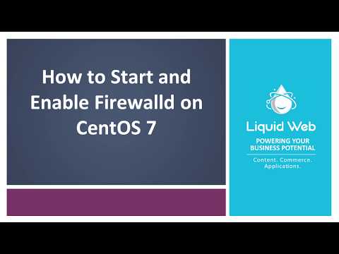 How to Start and Enable Firewalld on CentOS 7