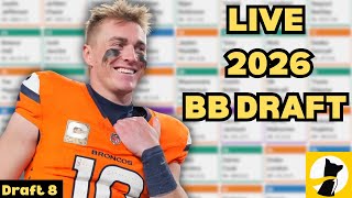 NFL BEST BALL 2026 LIVE DRAFT 8 | NEW UNDERDOG ADP VALUES AND STRATEGY