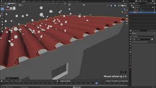 3D Modeling in Blender 2.9 #6 - Particle simulation and mirroring an object.