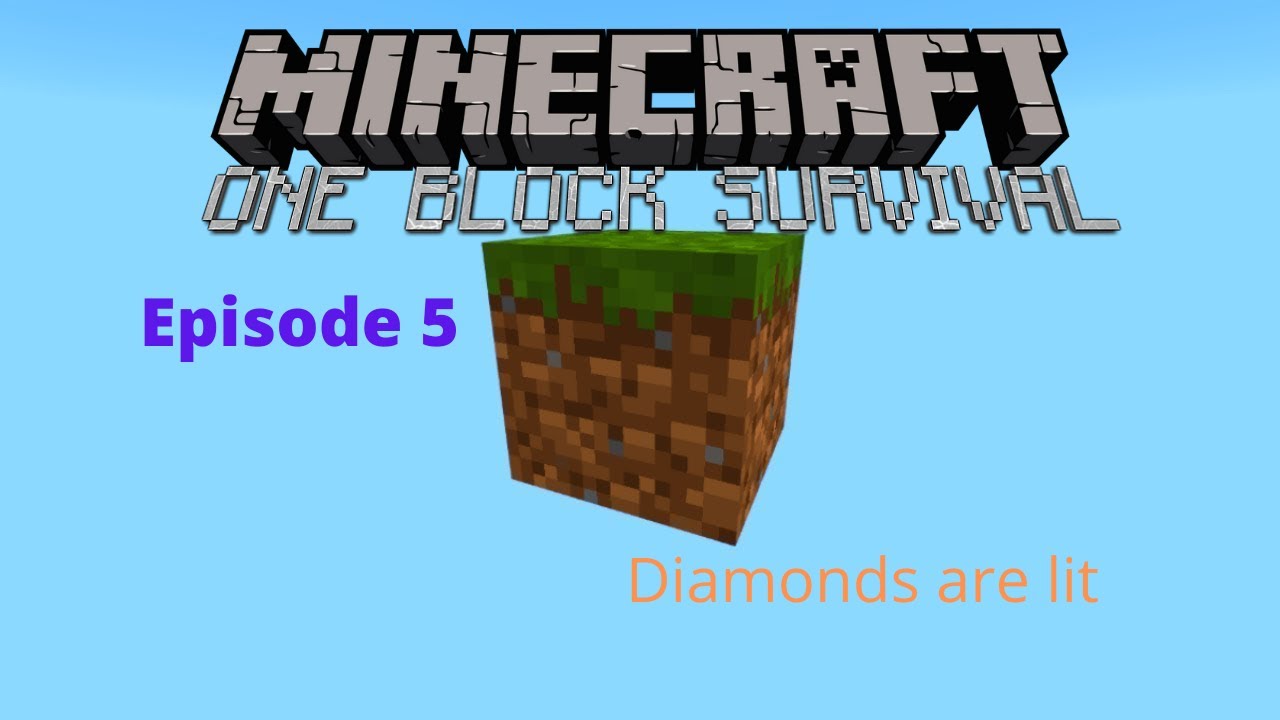 One Block Survival episode 5 | Diamonds - YouTube
