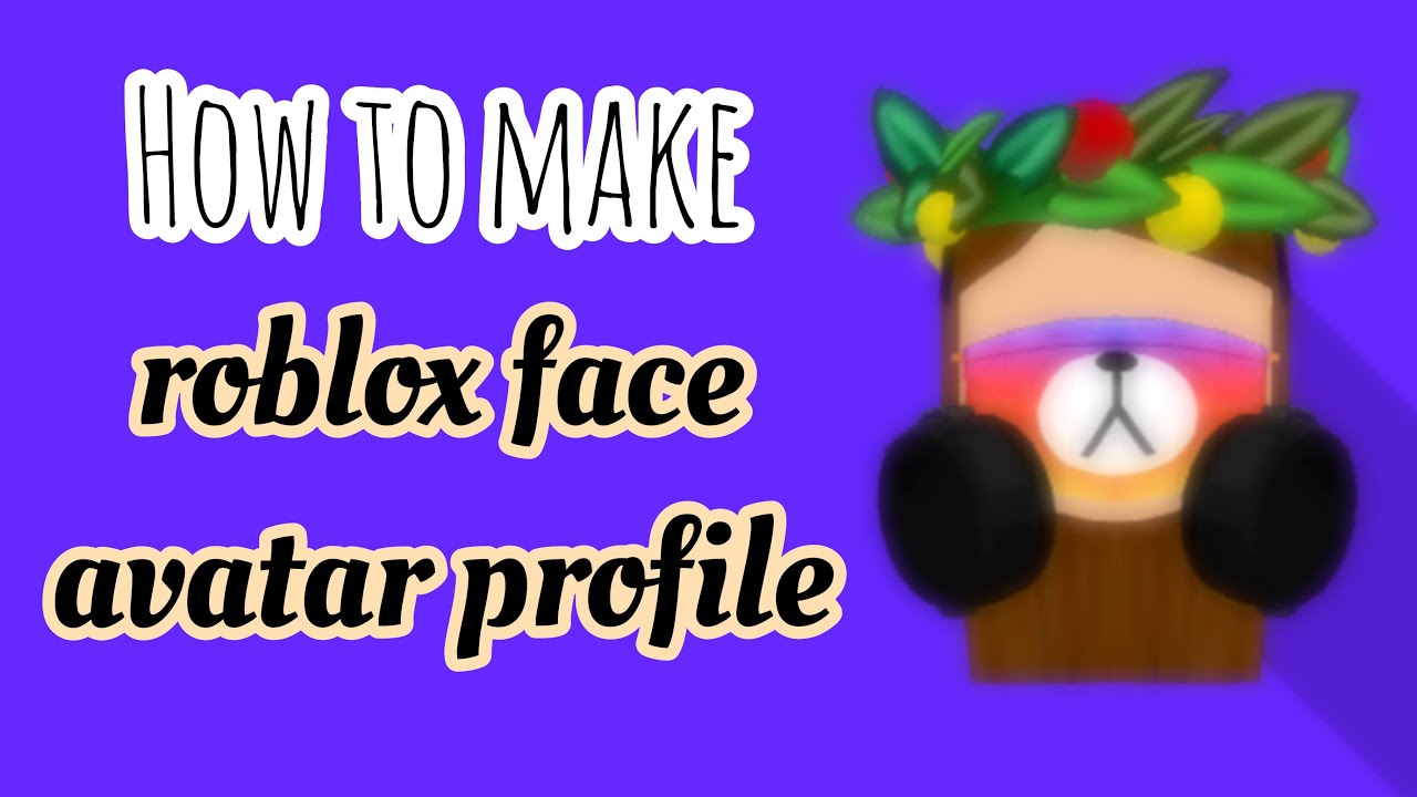 How To Make Roblox Face Avatar Profile Roblox Face Logo The Easiest Way Link In Description Youtube - roblox avatar profile