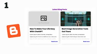 Customize Blog Section In Blogger Homepage with HTML & CSS (Part 1)