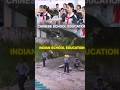 What is the reason behind India's education lagging behind China's education?