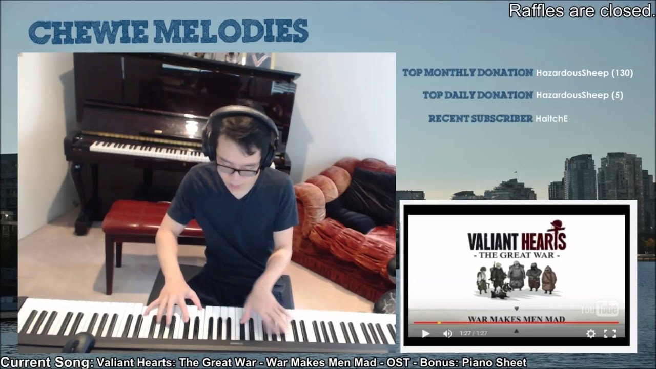 Valiant Hearts The Great War - War Makes Men Mad Piano Cover