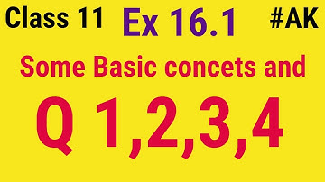 ex 16.1 class 11 probability question 1 to 4