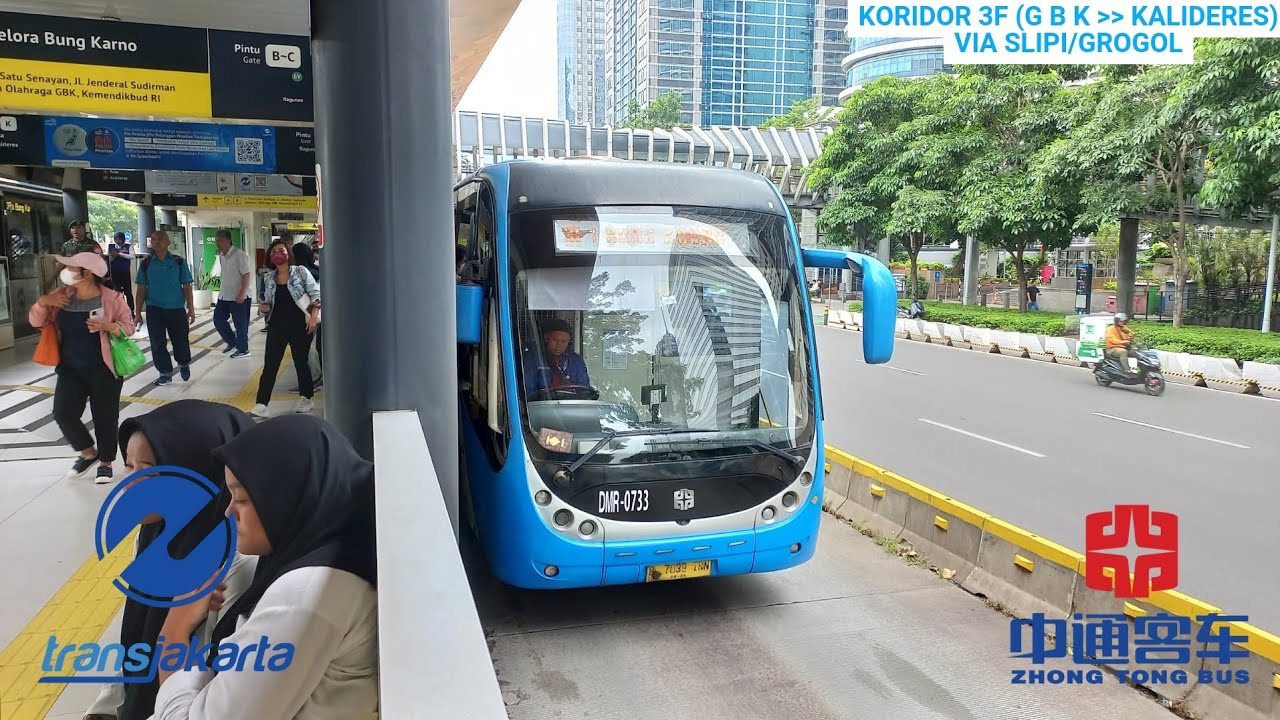 🔵[TRIP] TransJakarta Zhong Tong Bus LCK6180GC CNG (DMR-0733) (GBK - RAWA BUAYA)