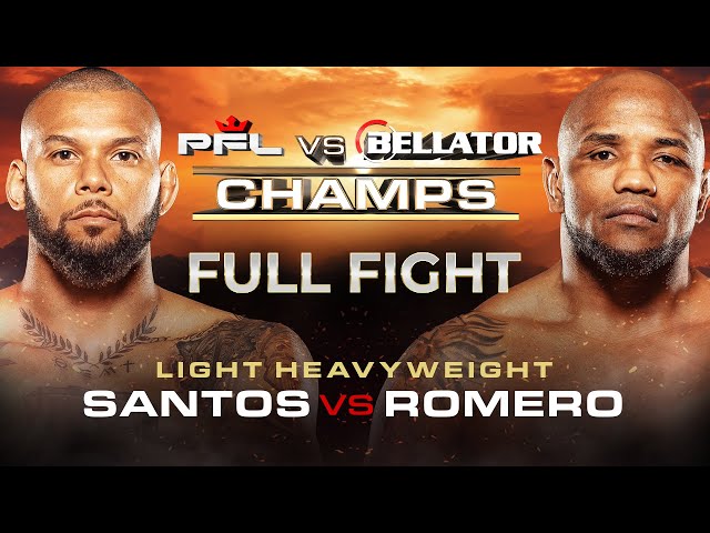 Yoel Romero vs Thiago Santos | PFL vs Bellator | Full Fight class=