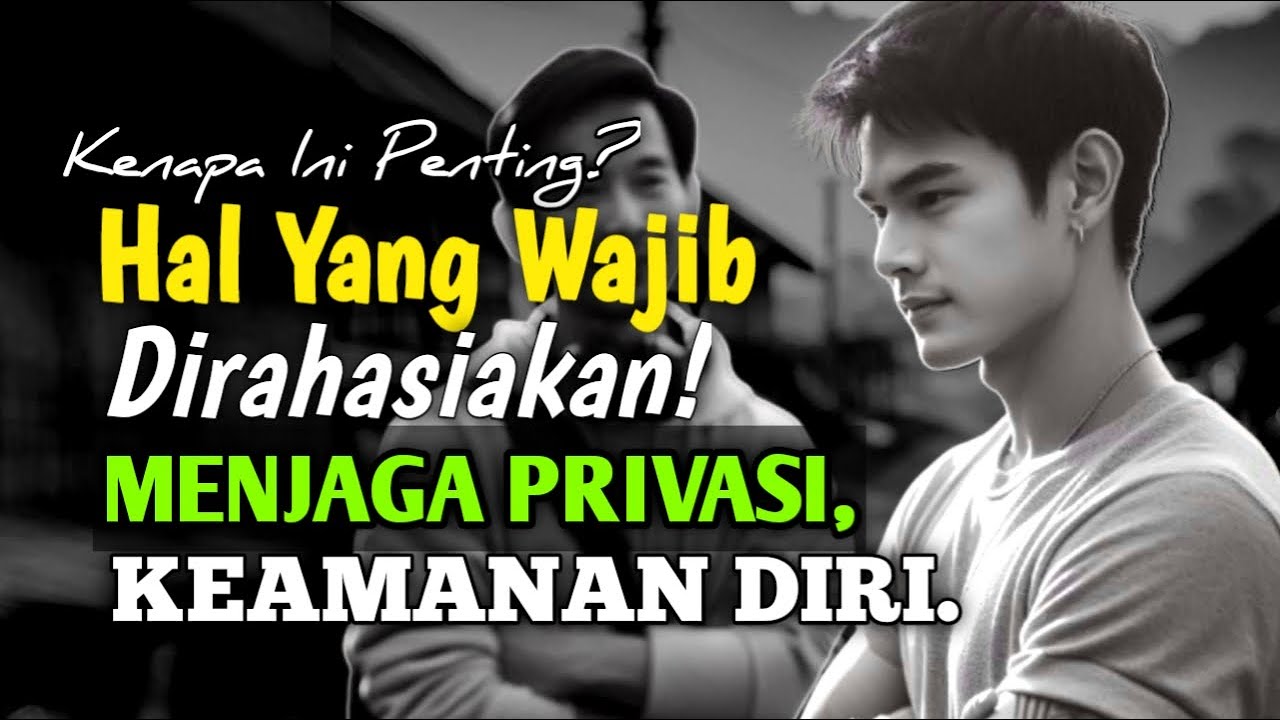 “7 HAL YANG WAJIB DIRAHASIAKAN❗ Lindungi Privasimu dari Mata yang Salah”