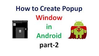 How to Create Popup Window in Android part2 | ShoutCafe.com Profile