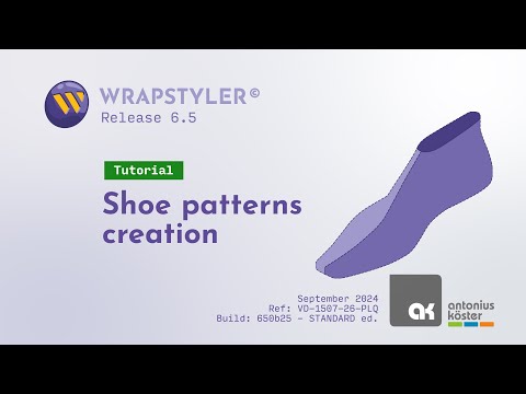 ✏️ Tutorial - Shoe patterns