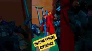 CUSTOM CYBORG SUPERMAN #customfigure #cyborgsuperman #superman #dccomics #figurascoleccionables