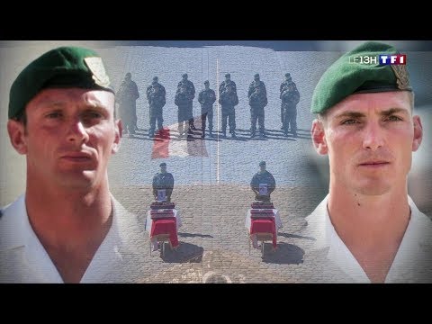 Hommage national a Cedric de Pierrepont et Alain Bertoncello ||| Mort pour la FRANCE