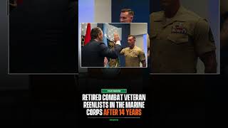 Joey Jones returns to the Marine Corps after 14 years. #usmc #semperfi #marinecorps