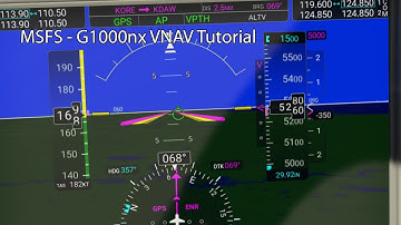 MSFS - G1000NX VNAV Tutorial