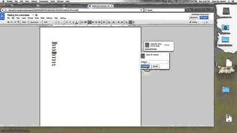Google Docs, Comments, and Editing Mode