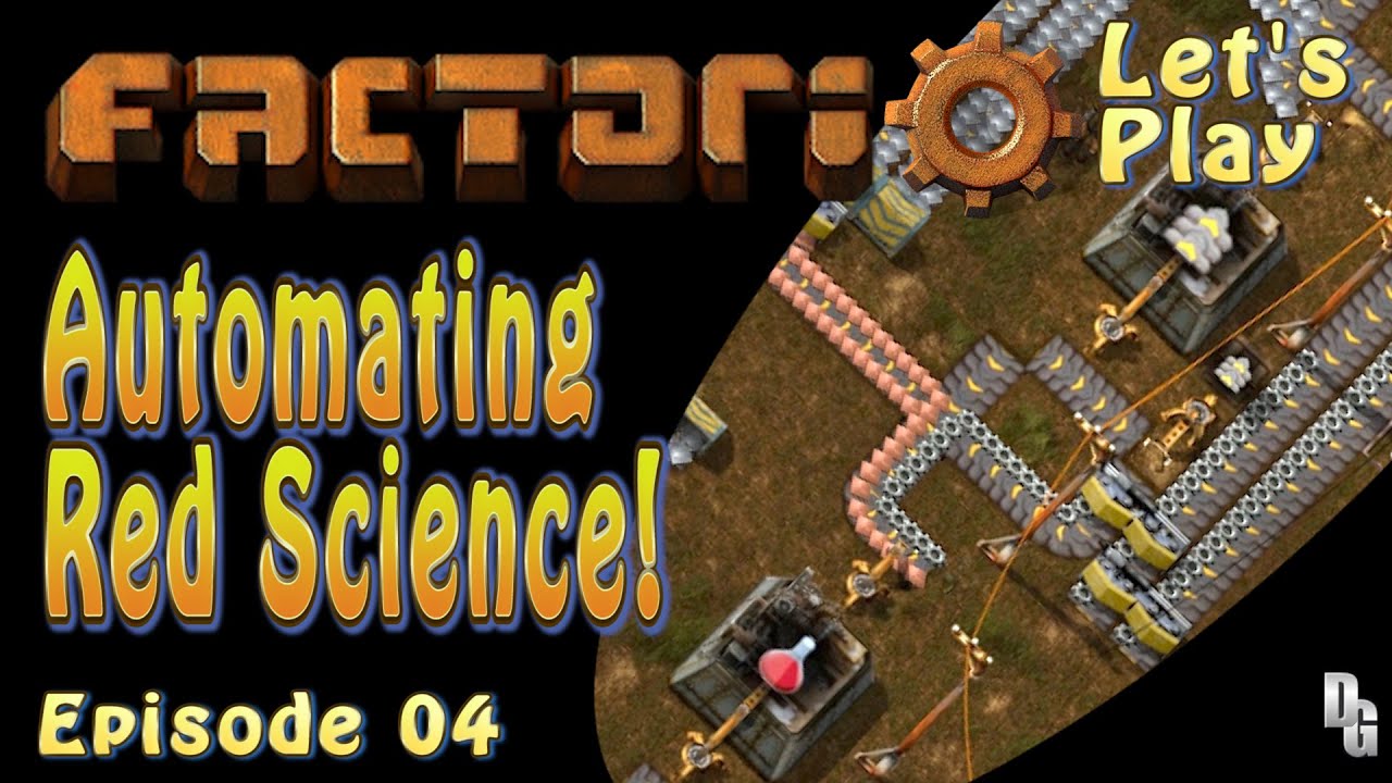 Factorio Let s Play Episode 4 Red Science Pack Automation YouTube Factorio Let s Play Episode 4 Red Science Pack Automation YouTube