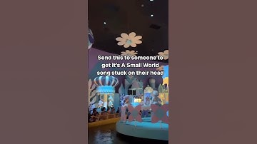 Thumbnail of How can you not love this classic song! 🤣 #disney #song #itsasmallworld #shorts