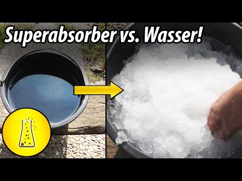 Superabsorber - Kann man Wasser trocken legen? 