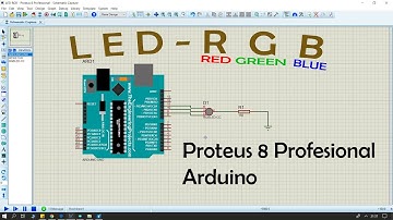Simulasi LED RGB ( Proteus 8 Pro  dan Arduino)