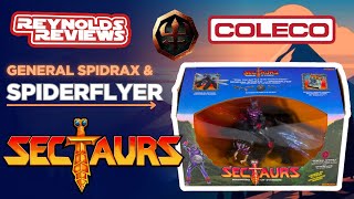 Sectaurs General Spidrax & Spiderflyer from @darby_collector9423  #80stoys #coleco #80scartoons @ReynoldsReviews