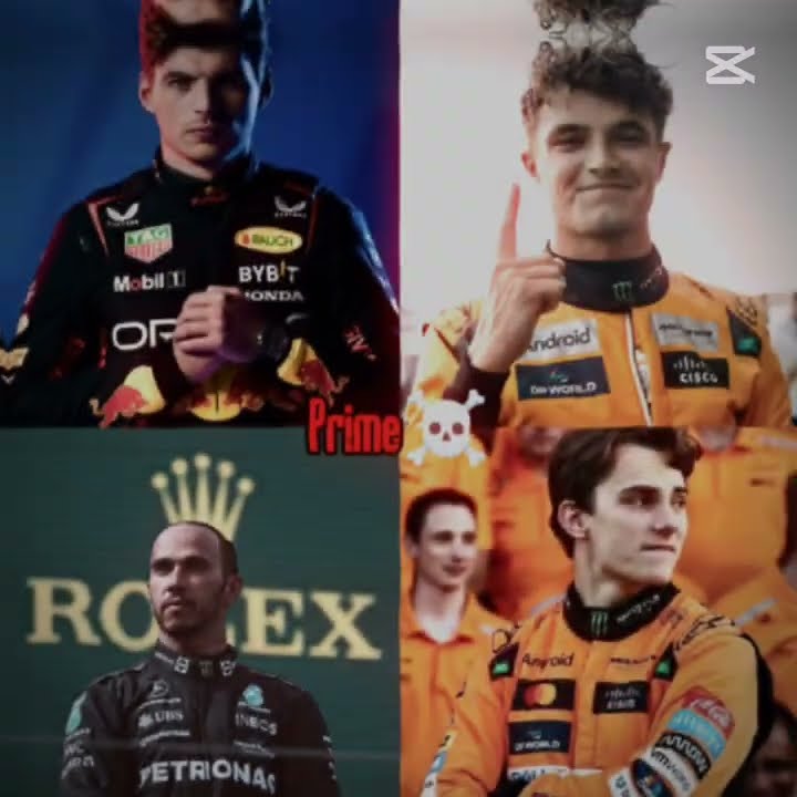 Max Prime,Lewis Prime,Norris and Piastri #formula1 #maxverstappen #edit ...