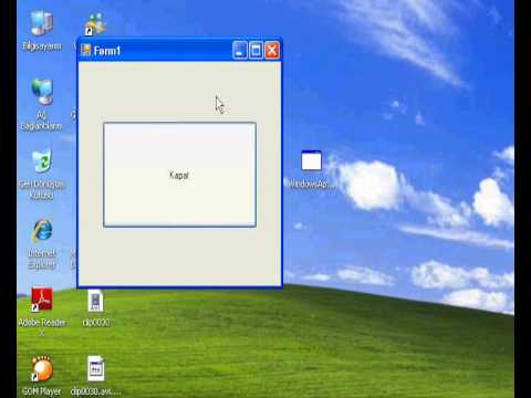 Visual Basic Dersleri 3-Programdan Çıkış Butonu Yapma