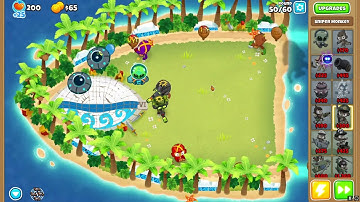 Bloons TD 6 | Polyphemus | Easy - Deflation Strategy Guide