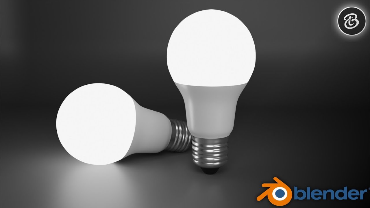 LED Bulb modelling in Blender | Bulb in blender.. - YouTube