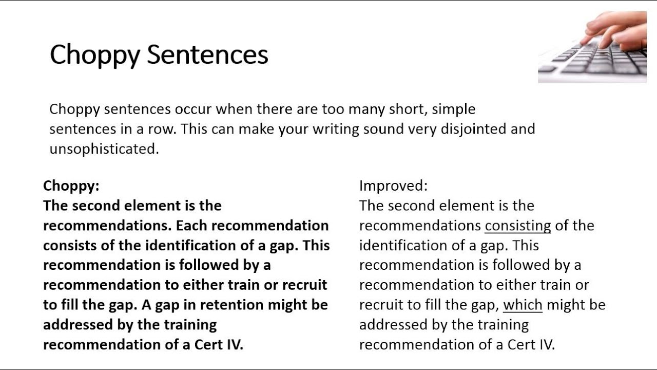 Combining Choppy Sentences Worksheets