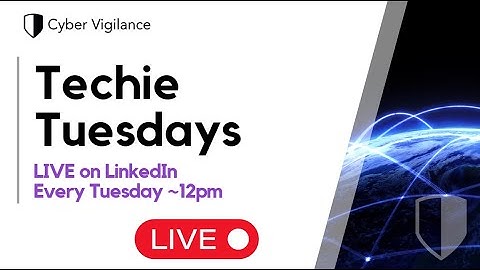 Techie Tuesdays | NEW Application management risk with SentinelOne | with Daniel Ballard