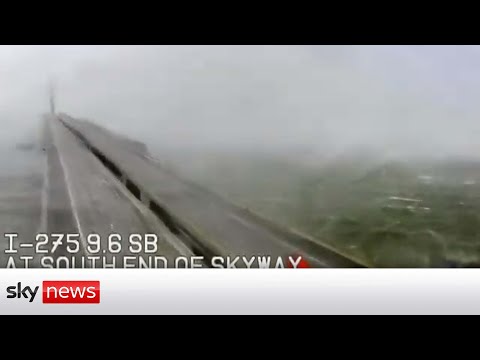 Watch live:  Sunshine Skyway over Tampa Bay, Florida as Hurricane Ian is forecast to make landfall.